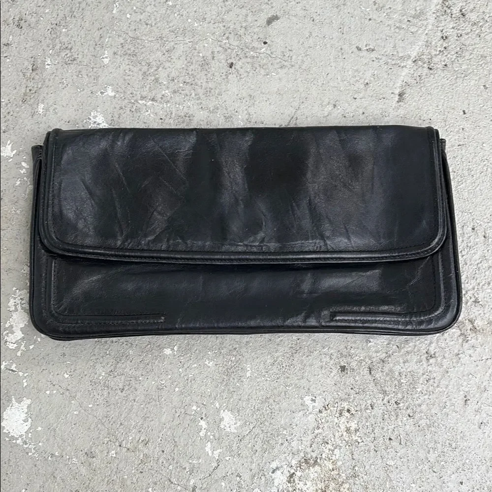 Birdies envelope leather clutch